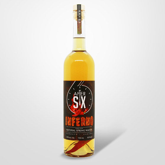 Vodka After Six Inferno, 750mL bottle (40% ABV)